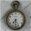 Image 1 : "Knickerbocker Watch Co." Pocket Watch - 56mm Nickel Case - Dollar Watch Style