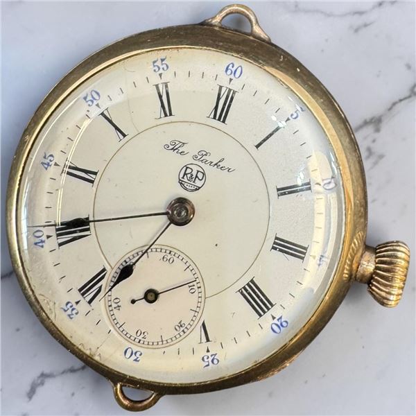 "The Parker" 17 Jewel Gold Filled Pocket Watch (32.7mm Fortune case)