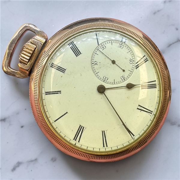 Antique "Raymond Bros. London" Gold Filled Pocket Watch - 54.7mm Sturdy Empress Case