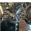 Image 3 : Sterling Silver Mirror J.D&S Sheffield 1896, Beveled Glass, Wood Back, 27x20"
