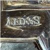 Image 4 : Sterling Silver Mirror J.D&S Sheffield 1896, Beveled Glass, Wood Back, 27x20"