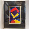 Image 1 : Alfred Licea Signed (AETEM) Ltd. Edition Serigraph # 107/250 * Mid-Century Abstract Pop Art -  Frame