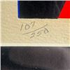 Image 2 : Alfred Licea Signed (AETEM) Ltd. Edition Serigraph # 107/250 * Mid-Century Abstract Pop Art -  Frame