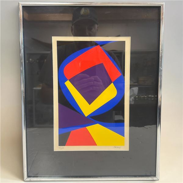 David Richard Signed (Richard) Ltd. Edition Serigraph #339/375 * Mid-Century Abstract Pop Art