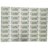 Image 2 : 1973 Uncut Sheet of 40 Canadian $1 Bills - BFL Prefixes