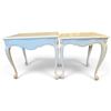 Image 1 : Pair of French Provincial Style Side Tables Larger is 24x18x20.5"