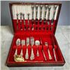 Image 1 : Vintage Birks Sterling Silver Flatware Set 46 Pieces W/ Box 1,500g Sterling + 13 Knives