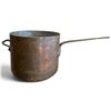 Image 2 : Huge Vintage Copper Saucepan by Ellett C & B Co. Ltd 13.25 Diameter 9.75" Depth 7 US Gallons Approx