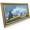 Image 2 : Framed Landscape Painting by B. Harris 42x52.5"