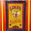 Image 1 : 3D Circus Extravaganza Picture "Alana & Her Magnificent White" (17.5 "X 27")