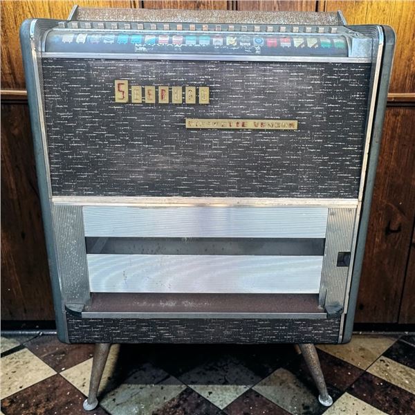 1950/60's Seeburg Cigarette Vendor Tobacco Vending Machine Model 800E1-22 (Vancouver Bowling Alley)