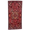Image 2 : Hamedan Lilyan Hand-Knotted Persian Wool Rug 7'6"x3'6"