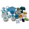 Image 1 : Assorted Vintage Glassware Collection w Textured Designs