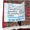 Image 3 : Zanjan Geometric Pattern Persian Wool Rug 9'1"x3'2"