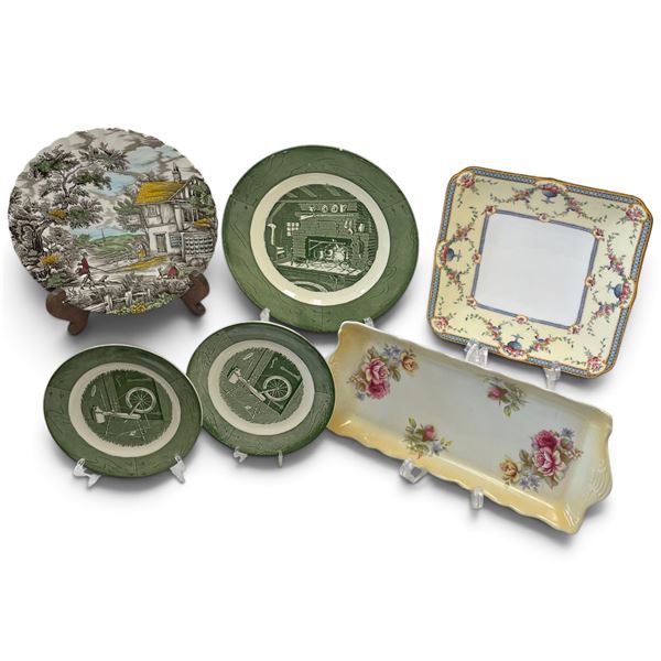 Assorted Plates by Myott, Royal & Jackson, Various Patterns