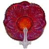 Image 3 : Decorative Plates Including Red Glass, Chicken & Floral, Bird Design
