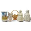 Image 1 : Beswick Leaf Vase, Falcon Ware Jug, Arthur Wood Floral Pitcher
