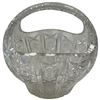 Image 3 : Cut Crystal Basket (10" Tall), Bowl & Sphere