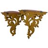 Image 5 : Vase & Tray w Italian Flatware Set, Gilt Corbels