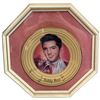 Image 2 : Unframed Lion Painting 15x15", Elvis Presley Plate, Black & White Photograph of Audrey Hepburn