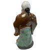 Image 3 : Chinese Porcelain Figure of a Scholar w Calligraphy Scroll 18" Tall