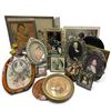 Image 1 : Assorted Decorative Frames & Gemstone-Inlaid Box