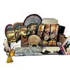 Image 1 : Chinese Calligraphy Set, English Chess Set, Decorative Globes & Art Panels