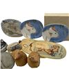 Image 7 : Gump's Italian Marble Cat, Brass Cat & Mouse Tic-Tac-Toe, Siamese Cat Figurines