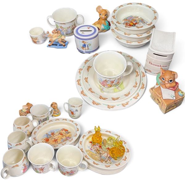 Royal Doulton Bunnykins Porcelain Tableware & Figurines Collection