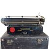 Image 4 : Antique Underwood Portable Typewriter w Leather Case