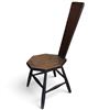 Image 2 : Wooden Spinning Chair Stool w Low Seat & Turned Splayed Legs 32.5 in