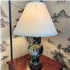 Image 1 : Cloisonné Table Lamp w Chrysanthemum Motifs