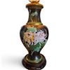 Image 2 : Cloisonné Table Lamp w Chrysanthemum Motifs