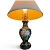 Image 3 : Cloisonné Table Lamp w Chrysanthemum Motifs