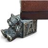 Image 4 : Pair of Bombay Company Wood & Glass Display Boxes w Bear Figurine Feet  * 6" x 6" x 7" tall