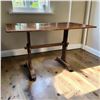 Image 1 : Rectangular Wooden Table w Trestle Base 50x28x29.75"