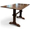 Image 3 : Rectangular Wooden Table w Trestle Base 50x28x29.75"