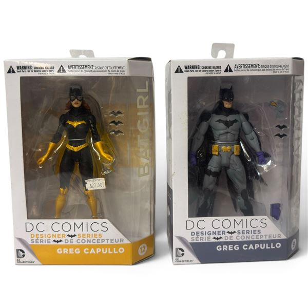 DC Comics Designer Series Greg Capullo Batman & Batgirl Figures