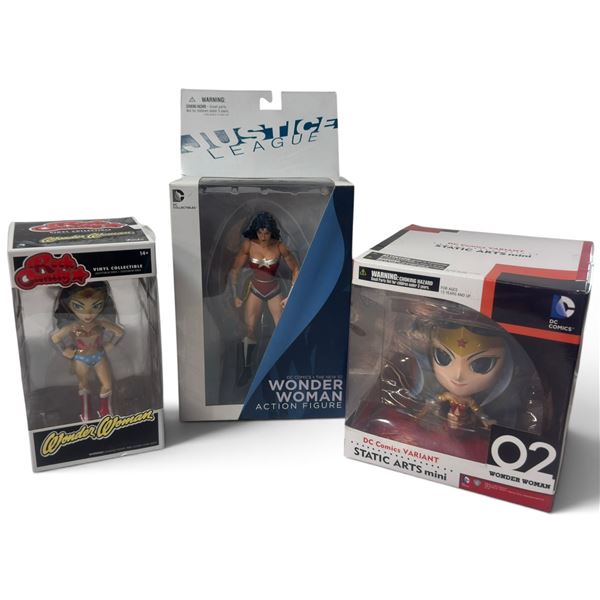 Rock Candy & Static Arts Mini Wonder Woman Figures & DC Collectibles Action Figure