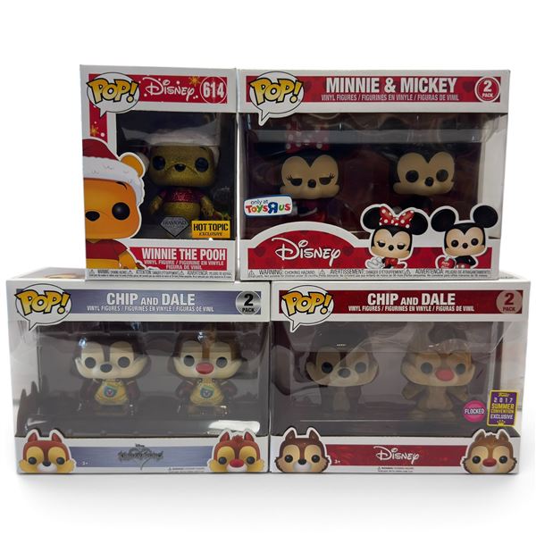 Funko Pop! Disney Collection Including Winnie the Pooh & Chip & Dale