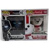 Image 1 : Clayton Carmine & Coca-Cola Polar Bear Funko Pop! Figures