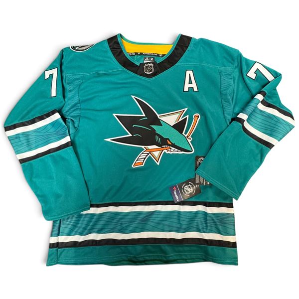Fanatics San Jose Sharks Jersey Signed by Player Celebri Size 52