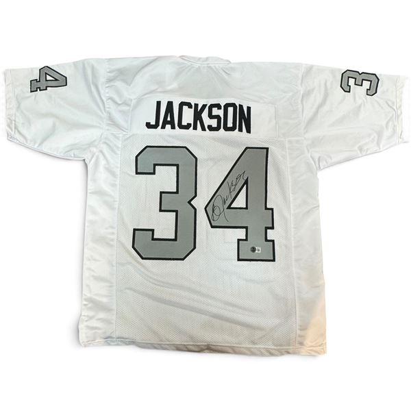 White Jersey w Jackson 34 & Autograph