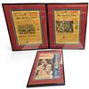 Image 1 : Framed The Hockey News & Hockey World Issues 1965 & 1967 Montreal Canadiens