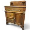 Image 1 : Early 20th Century Wooden Sideboard w Brass Handles 29x15x38"