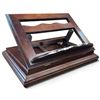 Image 5 : Wooden Tabletop Adjustable Book Stand w Carved Detailing