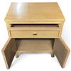 Image 3 : Vintage Light Wood Cabinet w Brass Hardware 21.5x13x25.75"