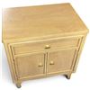 Image 4 : Vintage Light Wood Cabinet w Brass Hardware 21.5x13x25.75"