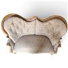Image 3 : Victorian Style Loveseat w Tufted Upholstery 50.5x27x38"