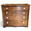 Image 1 : Wooden Dresser w White Round Handles 42x16x32.5"